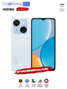 Itel A50c - 2GB RAM - 64GB Storage - PTA Approved - 12 Months Warranty - Blue - The Original Bro Mobiles - TOB52